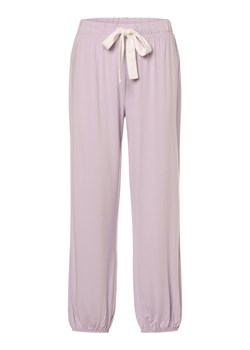 Marie Lund Damskie spodnie od piżamy Kobiety Dżersej bzowy jednolity ze sklepu vangraaf w kategorii Piżamy damskie - zdjęcie 169854939