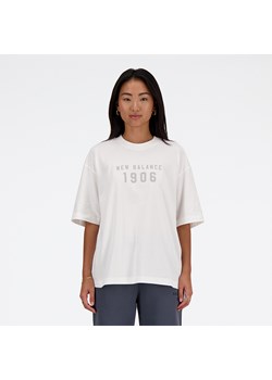 Koszulka damska New Balance WT41519WT – biała ze sklepu New Balance Poland w kategorii Bluzki damskie - zdjęcie 169855665