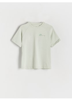 Reserved - T-shirt oversize - jasnozielony ze sklepu Reserved w kategorii T-shirty chłopięce - zdjęcie 169857295