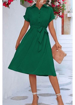 Sukienka MELINTA GREEN ze sklepu Ivet Shop w kategorii Sukienki - zdjęcie 169857585