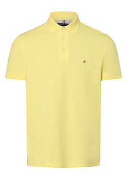 Tommy Hilfiger Męska koszulka polo Mężczyźni Bawełna cytrynowy jednolity ze sklepu vangraaf w kategorii T-shirty męskie - zdjęcie 169858326
