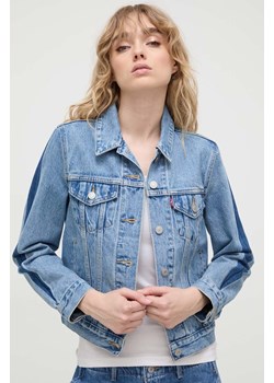 Levi&apos;s kurtka jeansowa damska kolor niebieski przejściowa ze sklepu ANSWEAR.com w kategorii Kurtki damskie - zdjęcie 169858985
