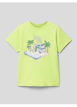 T-shirt z okrągłym dekoltem ze sklepu Peek&Cloppenburg  w kategorii T-shirty chłopięce - zdjęcie 169860845