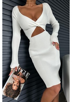 Sukienka NEROLELDA WHITE ze sklepu Ivet Shop w kategorii Sukienki - zdjęcie 169864149