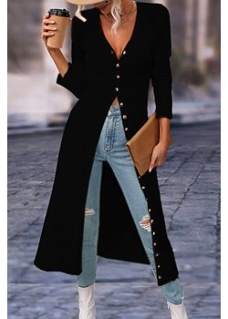 Kardigan MAFROLDA BLACK ze sklepu Ivet Shop w kategorii Swetry damskie - zdjęcie 169864156