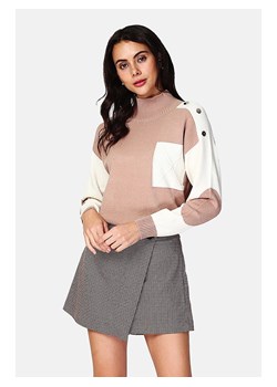 ASSUILI Sweter w kolorze beżowo-białym ze sklepu Limango Polska w kategorii Swetry damskie - zdjęcie 169869829
