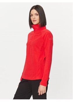 Columbia Polar Glacial™ IV 1/2 Zip Czerwony Regular Fit ze sklepu MODIVO w kategorii Bluzy damskie - zdjęcie 169870829