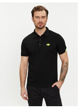 Replay Polo M3540A.000.20623 Czarny Regular Fit ze sklepu MODIVO w kategorii T-shirty męskie - zdjęcie 169870866