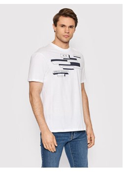 Armani Exchange T-Shirt 3LZTHN ZJH4Z 1100 Biały Regular Fit ze sklepu MODIVO w kategorii T-shirty męskie - zdjęcie 169871486