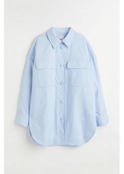 H & M - Watowana kurtka koszulowa - Niebieski ze sklepu H&M w kategorii Kurtki damskie - zdjęcie 169871616