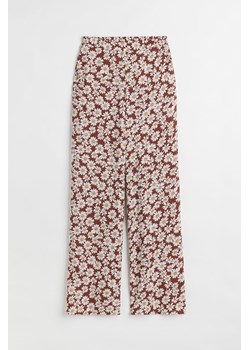 H & M - Szerokie spodnie - Beżowy ze sklepu H&M w kategorii Spodnie damskie - zdjęcie 169871626