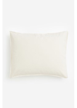 H & M - Sprana poszewka na poduszkę zawierająca len - Beżowy ze sklepu H&M w kategorii Poszewki na poduszki - zdjęcie 169871725