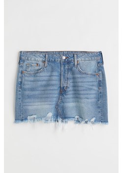 H & M - Spódnica dżinsowa Low Waist - Niebieski ze sklepu H&M w kategorii Spódnice - zdjęcie 169871857