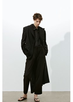 H & M - Szerokie spodnie z kantami - Czarny ze sklepu H&M w kategorii Spodnie damskie - zdjęcie 169871908