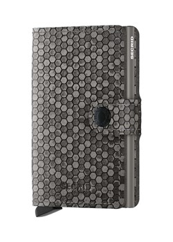 Secrid portfel skórzany Miniwallet Hexagon Grey kolor szary ze sklepu ANSWEAR.com w kategorii Portfele damskie - zdjęcie 169872609