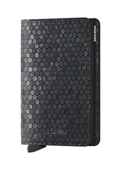 Secrid portfel skórzany Slimwallet Hexagon Black kolor czarny ze sklepu ANSWEAR.com w kategorii Portfele męskie - zdjęcie 169872629