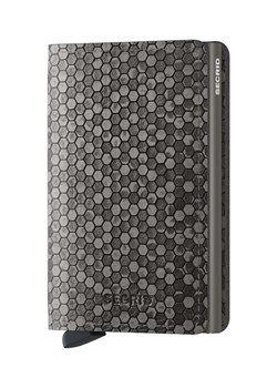 Secrid portfel skórzany Slimwallet Hexagon Grey kolor szary ze sklepu ANSWEAR.com w kategorii Portfele męskie - zdjęcie 169872639