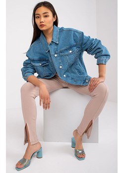 Kurtka jeansowa damska RO-KR-CKT-02.36X, Kolor jeans, Rozmiar one size, Merribel ze sklepu Primodo w kategorii Kurtki damskie - zdjęcie 169875205