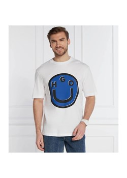 Hugo Blue T-shirt Nimper | Regular Fit ze sklepu Gomez Fashion Store w kategorii T-shirty męskie - zdjęcie 169877137