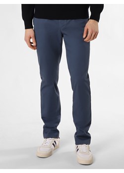 Tommy Hilfiger Spodnie - Denton Mężczyźni Bawełna niebieski jednolity ze sklepu vangraaf w kategorii Spodnie męskie - zdjęcie 169878676