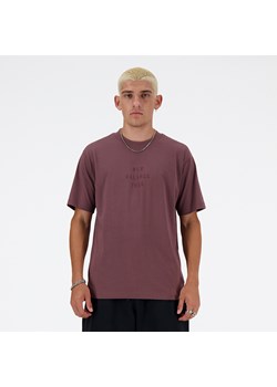 Koszulka męska New Balance MT41519LIE – bordowa ze sklepu New Balance Poland w kategorii T-shirty męskie - zdjęcie 169879169