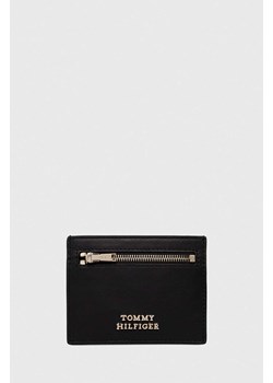 Tommy Hilfiger portfel skórzany damski kolor czarny AW0AW16215 ze sklepu ANSWEAR.com w kategorii Portfele damskie - zdjęcie 169879986