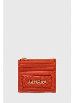 Love Moschino portfel damski kolor pomarańczowy ze sklepu ANSWEAR.com w kategorii Portfele damskie - zdjęcie 169880005