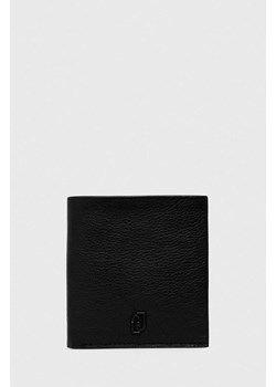 Liu Jo portfel skórzany męski kolor czarny ze sklepu ANSWEAR.com w kategorii Portfele męskie - zdjęcie 169880028