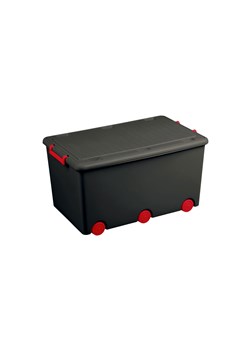 Pojemnik wielofunkcyjny grafitowo - czerwony ze sklepu 5.10.15 w kategorii Kosze i pudełka na zabawki - zdjęcie 169880159