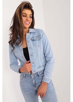 Jasnoniebieska damska kurtka jeansowa z denimu ze sklepu 5.10.15 w kategorii Kurtki damskie - zdjęcie 169880315