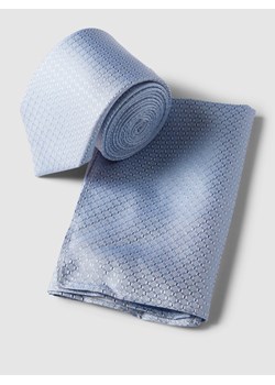 Krawat i poszetka z jedwabiu w zestawie ze sklepu Peek&Cloppenburg  w kategorii Dodatki męskie - zdjęcie 169882287