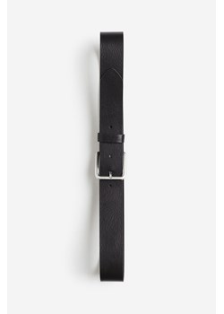 H & M - Skórzany pasek - Czarny ze sklepu H&M w kategorii Paski męskie - zdjęcie 169882667