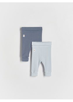 Reserved - Strukuralne spodnie 2 pack - lawendowy ze sklepu Reserved w kategorii Spodnie i półśpiochy - zdjęcie 169883365