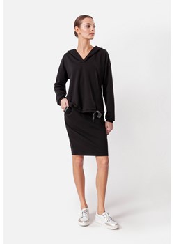 Czarna dresowa spódnica ze sklepu Molton w kategorii Spódnice - zdjęcie 169883759