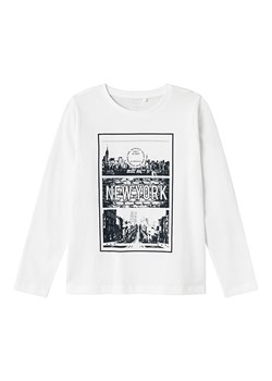 name it Koszulka &quot;Theo&quot; w kolorze biało-czarnym ze sklepu Limango Polska w kategorii T-shirty chłopięce - zdjęcie 169886348