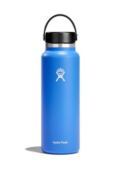Hydro Flask butelka termiczna 40 Oz Wide Flex Cap Cascade kolor niebieski W40BTS482 ze sklepu ANSWEAR.com w kategorii Bidony i butelki - zdjęcie 169886968