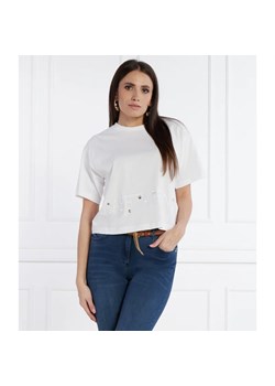Elisabetta Franchi T-shirt | Cropped Fit ze sklepu Gomez Fashion Store w kategorii Bluzki damskie - zdjęcie 169890305