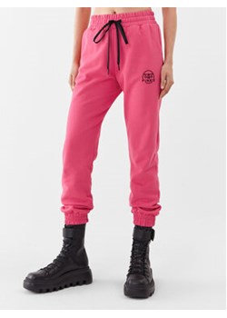 Pinko Spodnie dresowe Carico 100371 A162 Różowy Relaxed Fit ze sklepu MODIVO w kategorii Spodnie damskie - zdjęcie 169895366