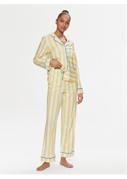 DKNY Piżama YI80003 Żółty Regular Fit ze sklepu MODIVO w kategorii Piżamy damskie - zdjęcie 169895477