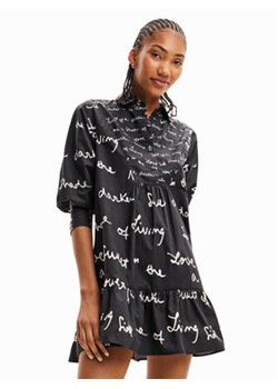 Desigual Sukienka koszulowa 23WWVW61 Czarny Regular Fit ze sklepu MODIVO w kategorii Sukienki - zdjęcie 169895995