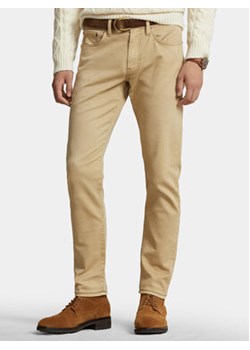 Polo Ralph Lauren Chinosy 710812262012 Beżowy Slim Fit ze sklepu MODIVO w kategorii Spodnie męskie - zdjęcie 169896029