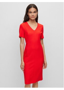 Boss Sukienka codzienna Damaisa 50490044 Czerwony Slim Fit ze sklepu MODIVO w kategorii Sukienki - zdjęcie 169896586