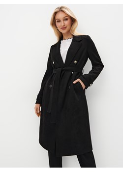 Mohito - Płaszcz z wiązaniem - czarny ze sklepu Mohito w kategorii Płaszcze damskie - zdjęcie 169903438