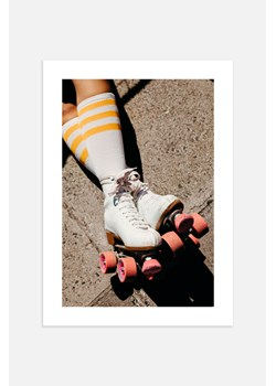 H & M - Vintage Roller Skates Plakat - Różowy ze sklepu H&M w kategorii Plakaty - zdjęcie 169907606
