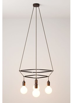 H & M - Żyrandol Cage Z 4 Żarówkami - Czarny ze sklepu H&M w kategorii Lampy wiszące - zdjęcie 169907746
