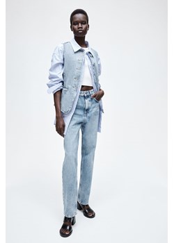 H & M - Straight High Jeans - Niebieski ze sklepu H&M w kategorii Jeansy damskie - zdjęcie 169907835