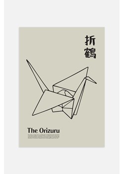 H & M - The Orizuru Plakat - Pomarańczowy ze sklepu H&M w kategorii Dekoracje ścienne - zdjęcie 169907888