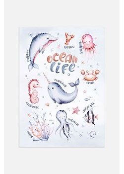 H & M - Ocean Life Plakat - Niebieski ze sklepu H&M w kategorii Pokój dziecięcy - zdjęcie 169908048