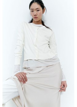 H & M - Cienki kardigan - Biały ze sklepu H&M w kategorii Swetry damskie - zdjęcie 169908458