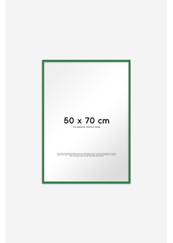 H & M - Lustro Z Drewnianą Ramą - Zielony ze sklepu H&M w kategorii Lustra - zdjęcie 169908939